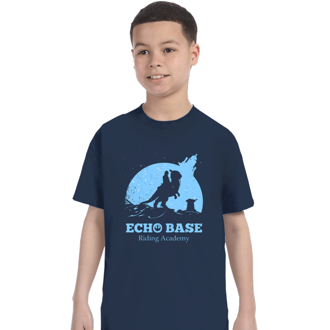 Daily_Deal_Shirts T-Shirts, Youth / XS / Navy Echo Base Riding Academy