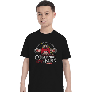 Shirts T-Shirts, Youth / Small / Black Millennial Fair