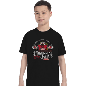 Shirts T-Shirts, Youth / Small / Black Millennial Fair