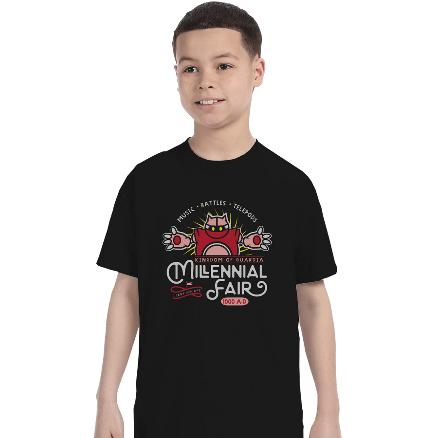 Shirts T-Shirts, Youth / Small / Black Millennial Fair
