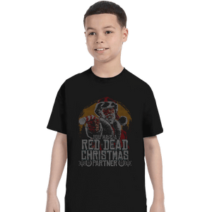 Shirts T-Shirts, Youth / XL / Black Red Dead Christmas