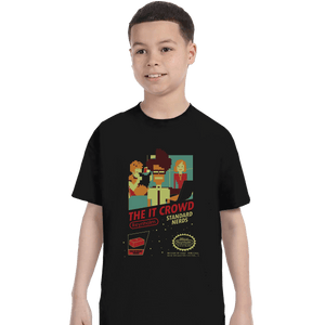 Shirts T-Shirts, Youth / XL / Black Standard Nerds NES