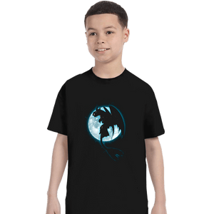 Shirts T-Shirts, Youth / XS / Black Moonlight Dragon Rider