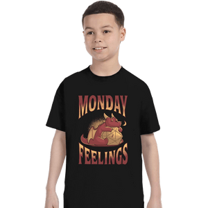 Daily_Deal_Shirts T-Shirts, Youth / XS / Black Monday Feelings