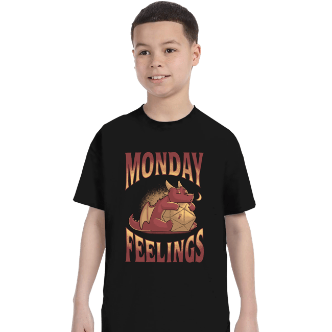 Daily_Deal_Shirts T-Shirts, Youth / XS / Black Monday Feelings