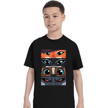 Load image into Gallery viewer, Daily_Deal_Shirts T-Shirts, Youth / XS / Black Puss In Boots Eyes
