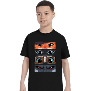 Daily_Deal_Shirts T-Shirts, Youth / XS / Black Puss In Boots Eyes