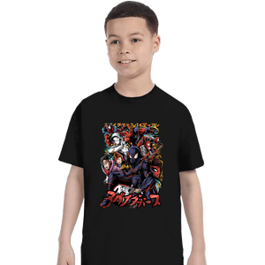 Last_Chance_Shirts T-Shirts, Youth / XS / Black Spider In A Spiderverse