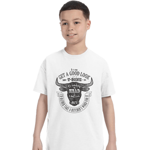 Shirts T-Shirts, Youth / XL / White T-Bone