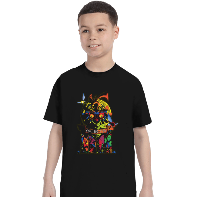 Secret_Shirts T-Shirts, Youth / XS / Black The Skull Kid Crew