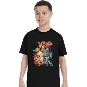 Daily_Deal_Shirts T-Shirts, Youth / XS / Black Mega Console