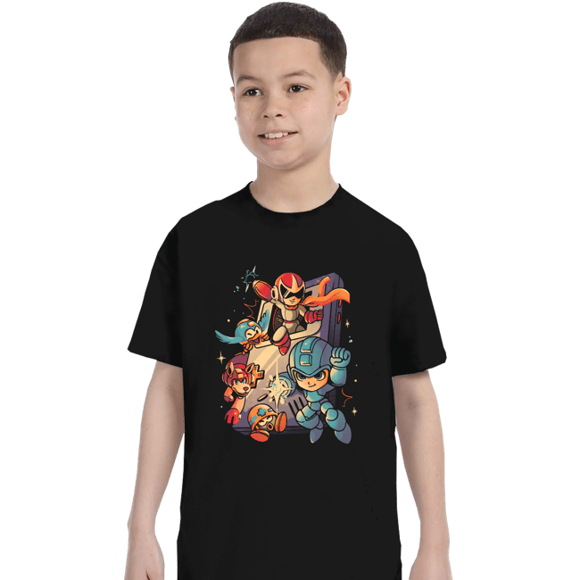 Daily_Deal_Shirts T-Shirts, Youth / XS / Black Mega Console