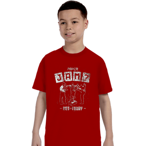 Daily_Deal_Shirts T-Shirts, Youth / XS / Red Paper Jam