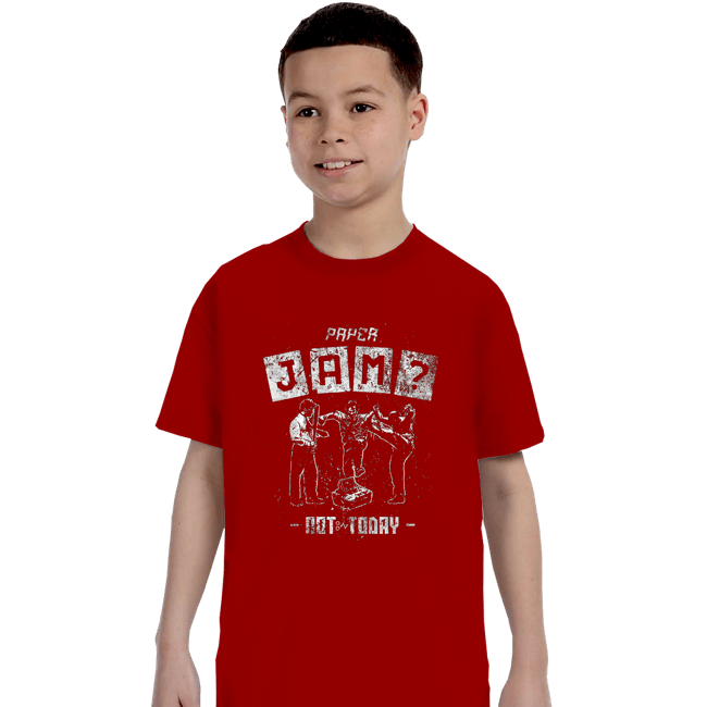 Daily_Deal_Shirts T-Shirts, Youth / XS / Red Paper Jam