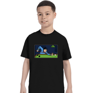 Daily_Deal_Shirts T-Shirts, Youth / XS / Black Vulcan Snooker Player