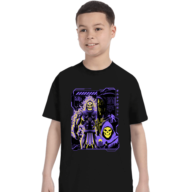 Daily_Deal_Shirts T-Shirts, Youth / XS / Black Emperor Skull Manga