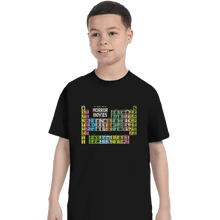 Load image into Gallery viewer, Shirts T-Shirts, Youth / XL / Black The Periodic Table Of Horror

