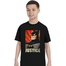 Load image into Gallery viewer, Shirts T-Shirts, Youth / XS / Black Bat Justice
