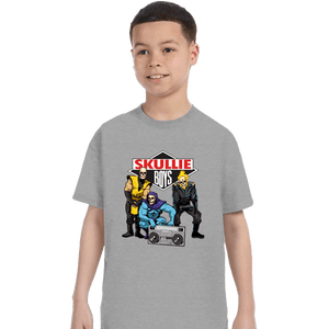 Shirts T-Shirts, Youth / XS / Sports Grey Skullie Boys