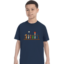 Load image into Gallery viewer, Secret_Shirts T-Shirts, Youth / XS / Navy Muppet Science Beakers

