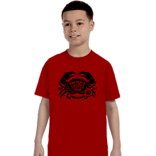 Load image into Gallery viewer, Daily_Deal_Shirts T-Shirts, Youth / XS / Red Daemon&#39;s Smoked Crab
