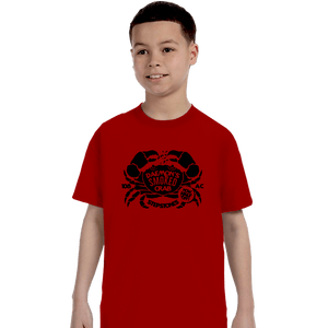 Daily_Deal_Shirts T-Shirts, Youth / XS / Red Daemon's Smoked Crab