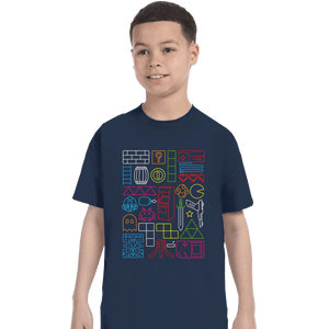 Daily_Deal_Shirts T-Shirts, Youth / XS / Navy Nostalgic Doodles