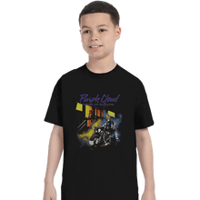 Load image into Gallery viewer, Shirts T-Shirts, Youth / XL / Black Purple Cloud
