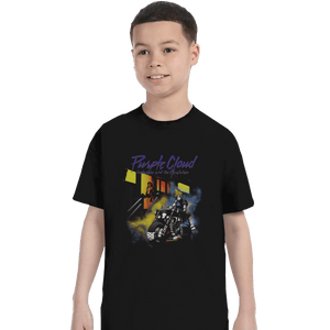 Shirts T-Shirts, Youth / XL / Black Purple Cloud