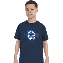Load image into Gallery viewer, Shirts T-Shirts, Youth / XS / Navy Mighty Blue Gym
