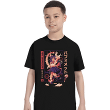 Load image into Gallery viewer, Secret_Shirts T-Shirts, Youth / XS / Black baphomagic girl
