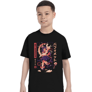 Secret_Shirts T-Shirts, Youth / XS / Black baphomagic girl
