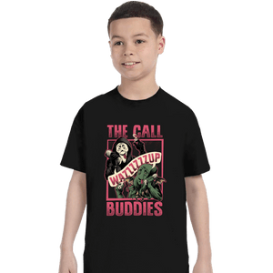Daily_Deal_Shirts T-Shirts, Youth / XS / Black Cthulhu Call Buddies