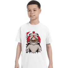 Load image into Gallery viewer, Shirts T-Shirts, Youth / XS / White Yuffie Moogle Cape
