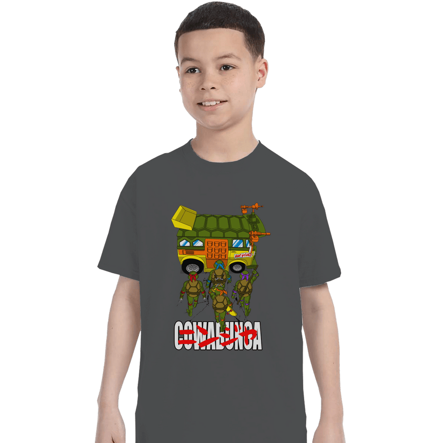Shirts T-Shirts, Youth / Small / Charcoal Akirabunga
