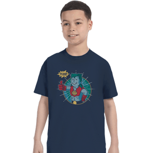 Shirts T-Shirts, Youth / XL / Navy Planet Boy