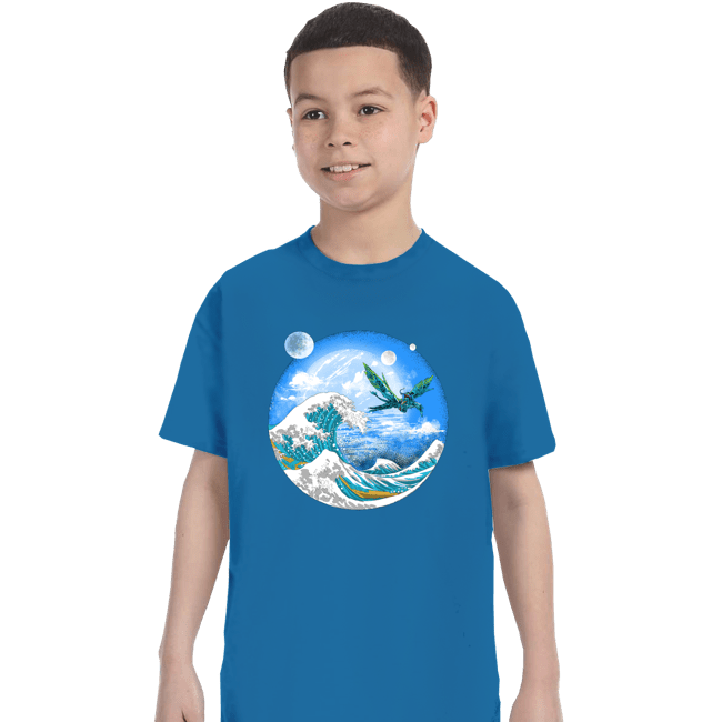Secret_Shirts T-Shirts, Youth / XS / Sapphire Wave Off Pandora
