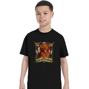 Shirts T-Shirts, Youth / XL / Black Hairy Pupper House Gryffindog