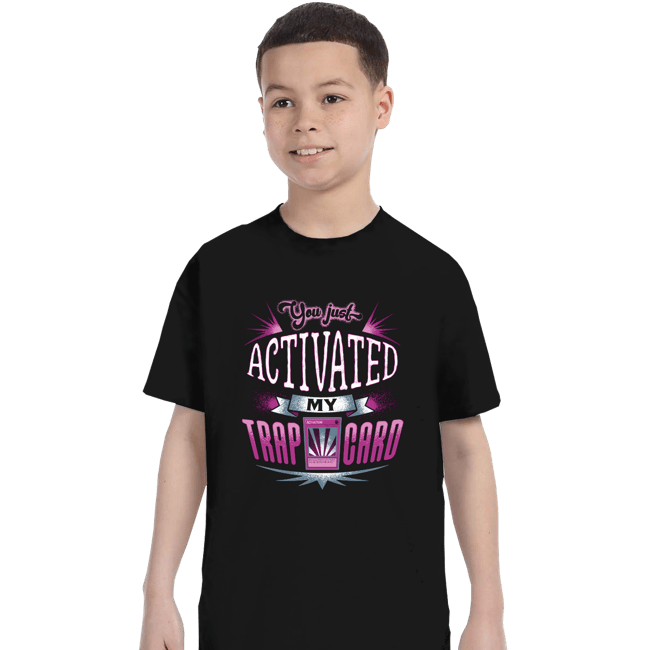 Secret_Shirts T-Shirts, Youth / XS / Black Trap Card