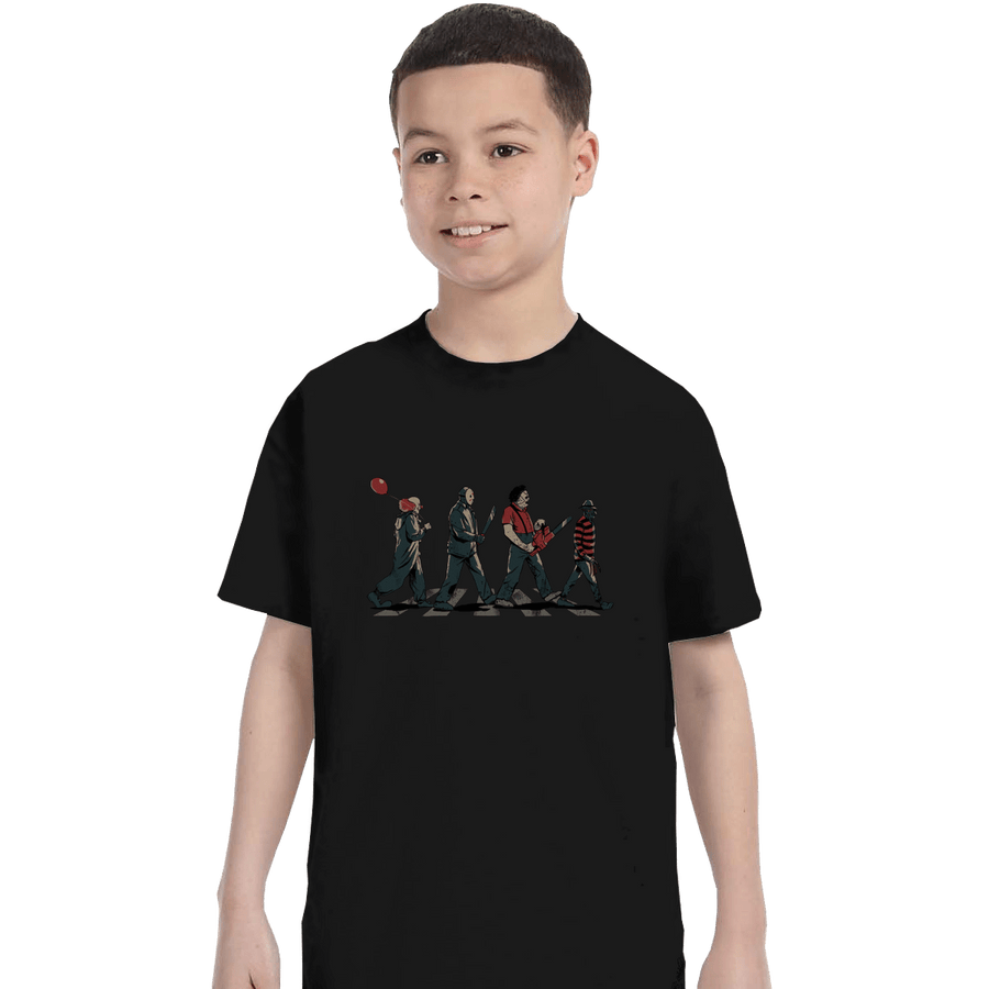 Shirts T-Shirts, Youth / XL / Black Abbey Horror