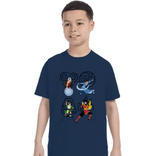 Load image into Gallery viewer, Shirts T-Shirts, Youth / XL / Navy Avatar Elements
