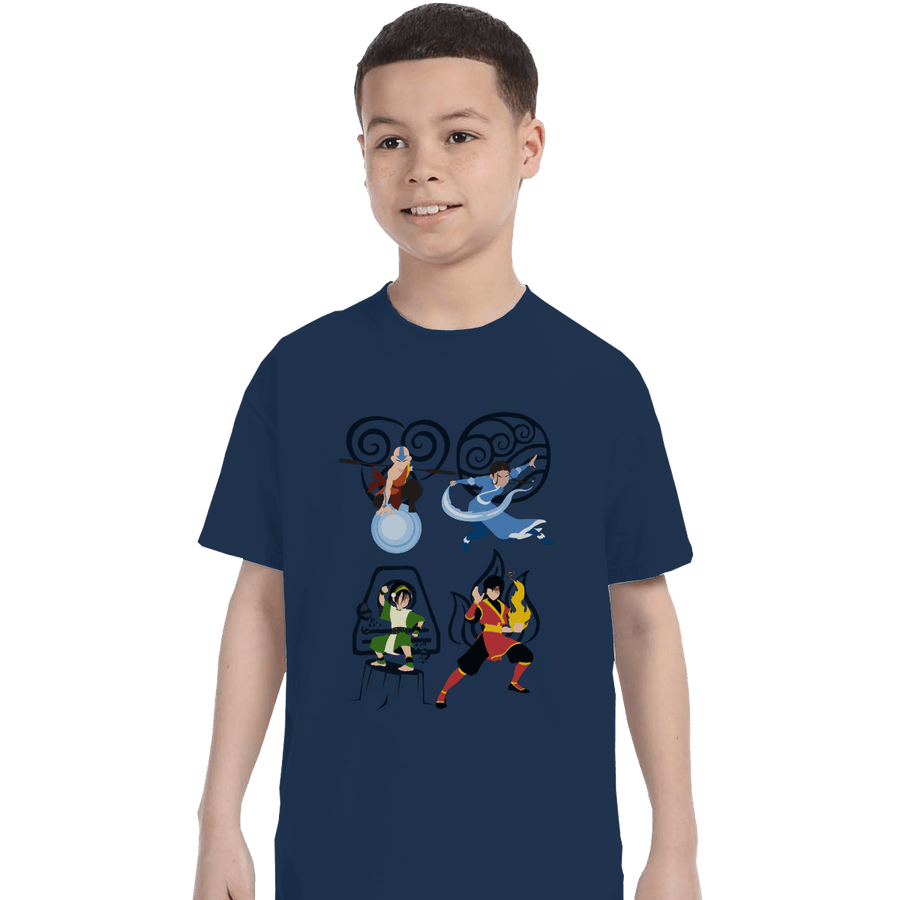 Shirts T-Shirts, Youth / XL / Navy Avatar Elements