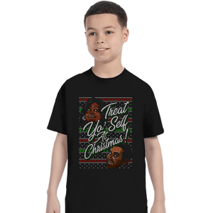 Shirts T-Shirts, Youth / XS / Black Treat Yoself