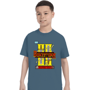 Daily_Deal_Shirts T-Shirts, Youth / XS / Indigo Blue Bonestorm II