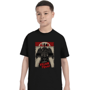 Secret_Shirts T-Shirts, Youth / XS / Black Villain Proof Poster