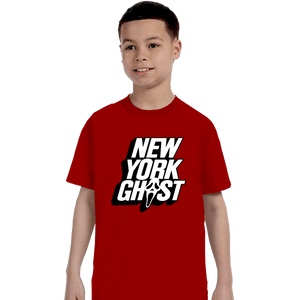 Daily_Deal_Shirts T-Shirts, Youth / XS / Red New York Ghost