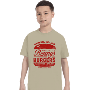Shirts T-Shirts, Youth / XS / Sand Benny's Burgers
