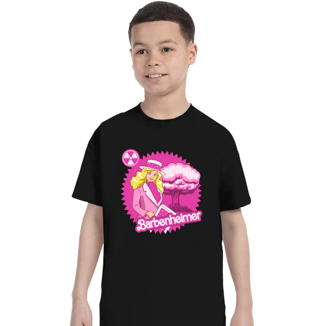 Daily_Deal_Shirts T-Shirts, Youth / XS / Black Barbenheimer Bomb