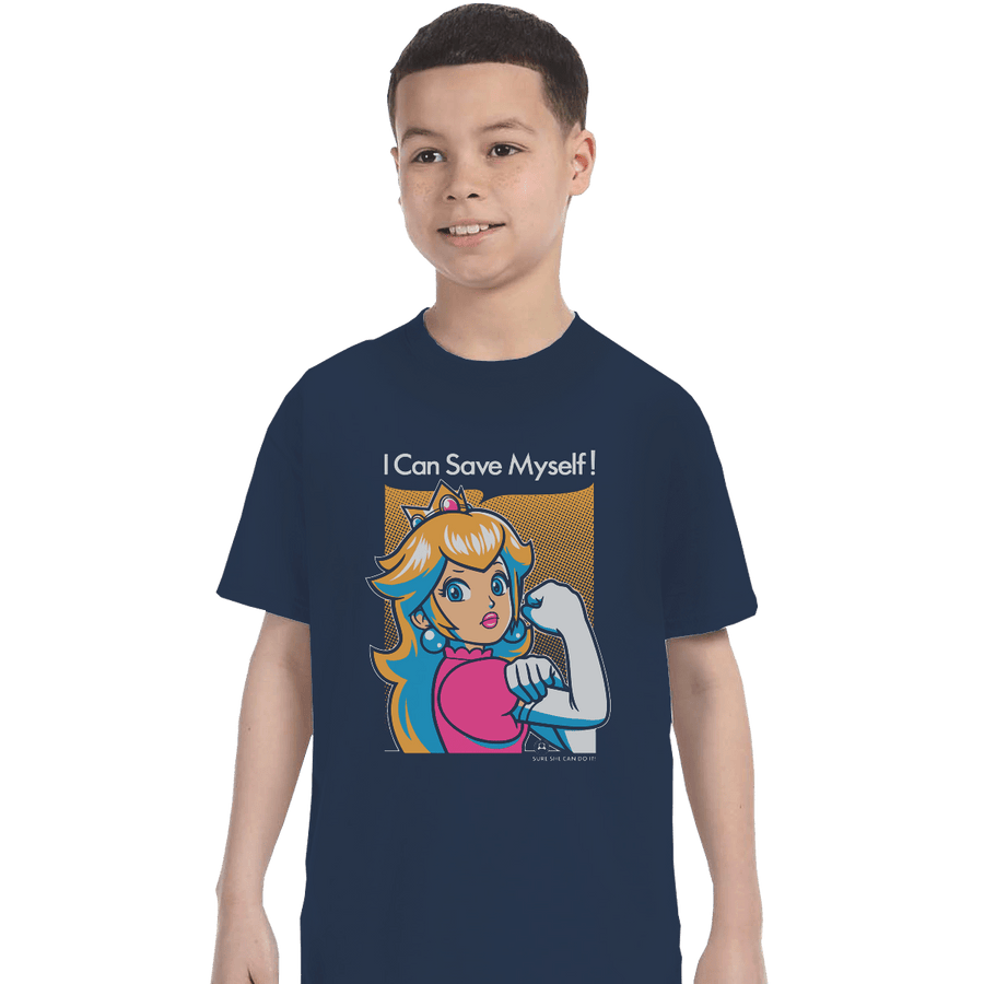 Shirts T-Shirts, Youth / XL / Navy Save Myself