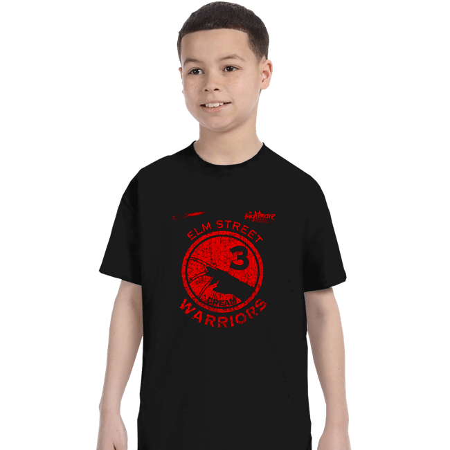 Sold_Out_Shirts T-Shirts, Youth / XS / Black Elm Street Warriors
